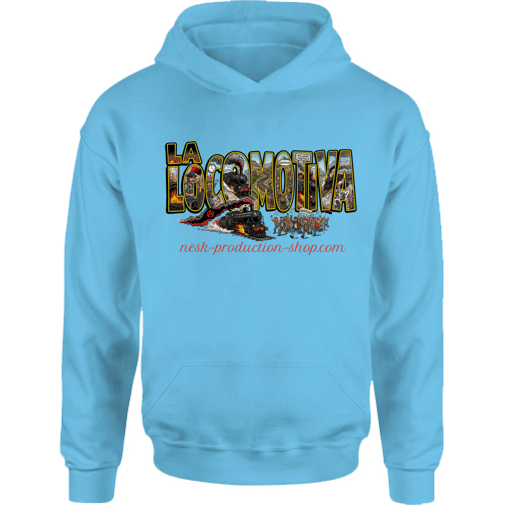Felpa Bambino con Cappuccio linea la locomotiva