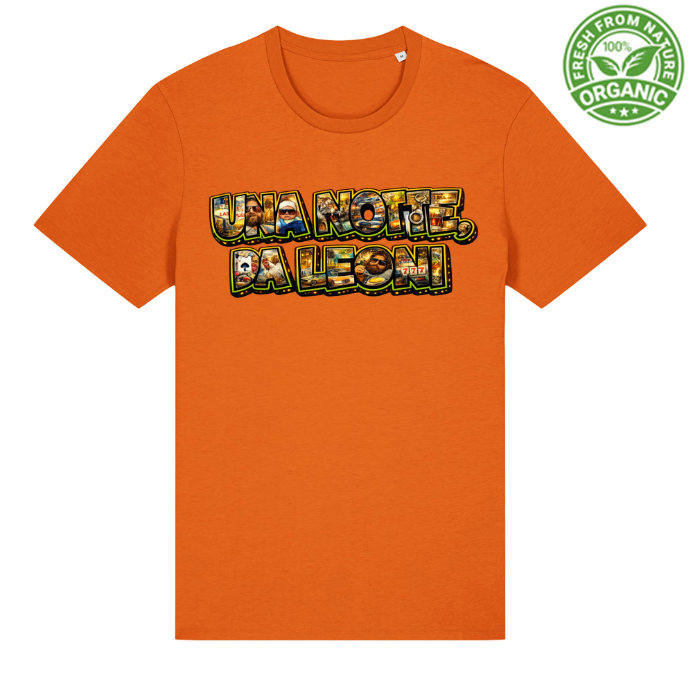 T-Shirt Unisex Organica Maglietta una Notte da Leoni