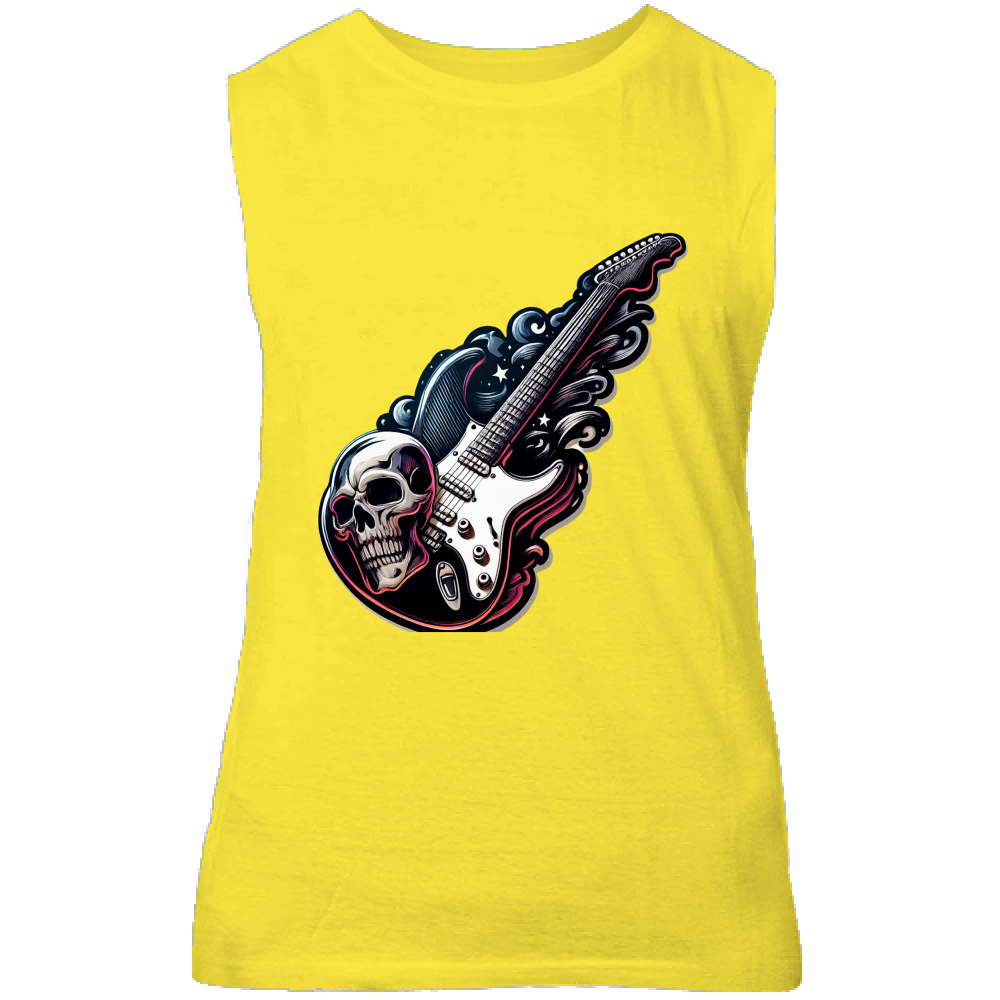 Canotta Unisex linea chitarra rock