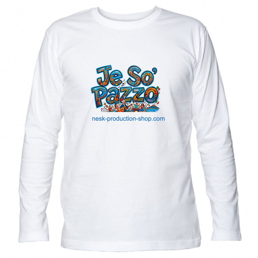 T-Shirt Unisex Manica Lunga linea je so pazzo