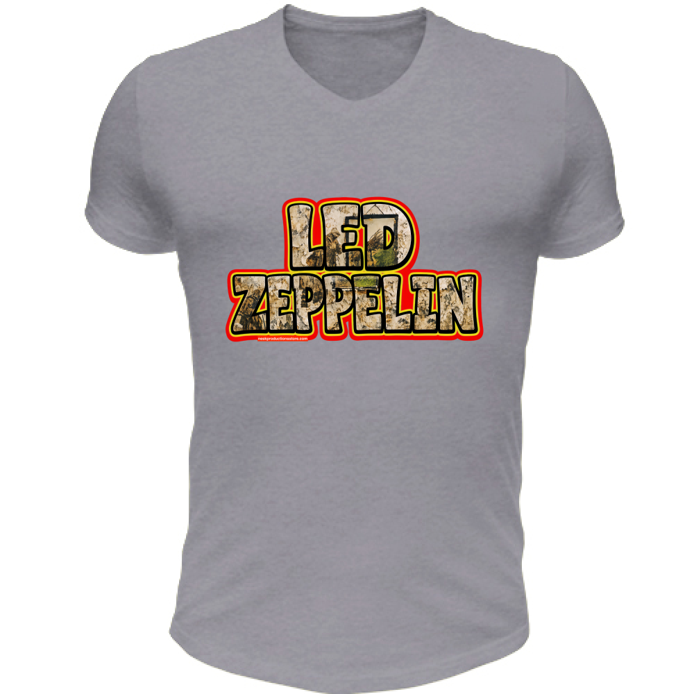 T-Shirt Unisex Scollo V linea Led Zeppelin  A
