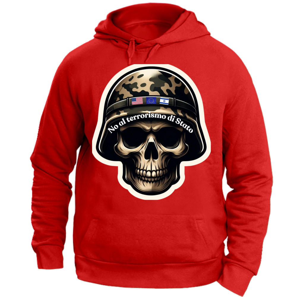 Felpa con Cappuccio Unisex Large linea NoTerror