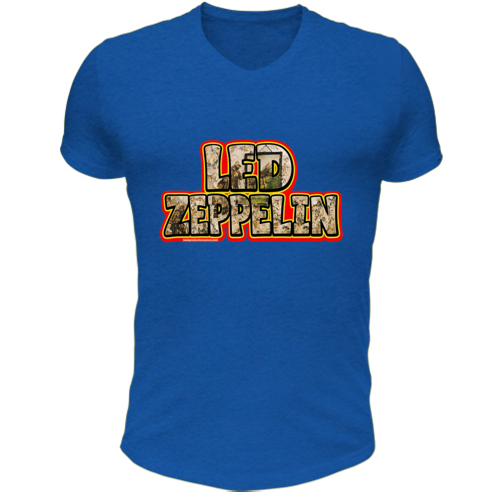 T-Shirt Unisex Scollo V linea Led Zeppelin  A
