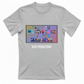 T-Shirt Unisex T-Shirt del Multiverso con Sfondo a Colori