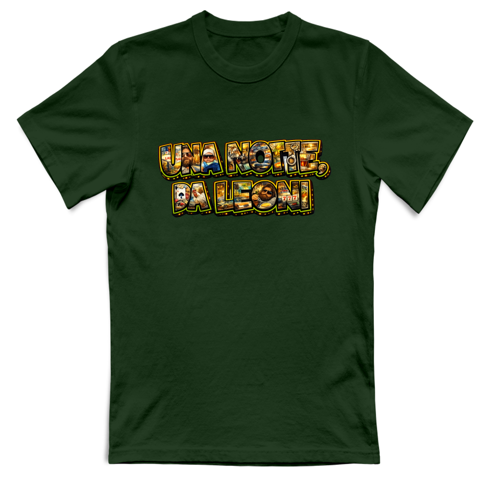 T-Shirt Unisex Maglietta una Notte da Leoni