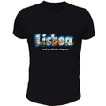 T-Shirt Unisex Scollo V linea lisboa