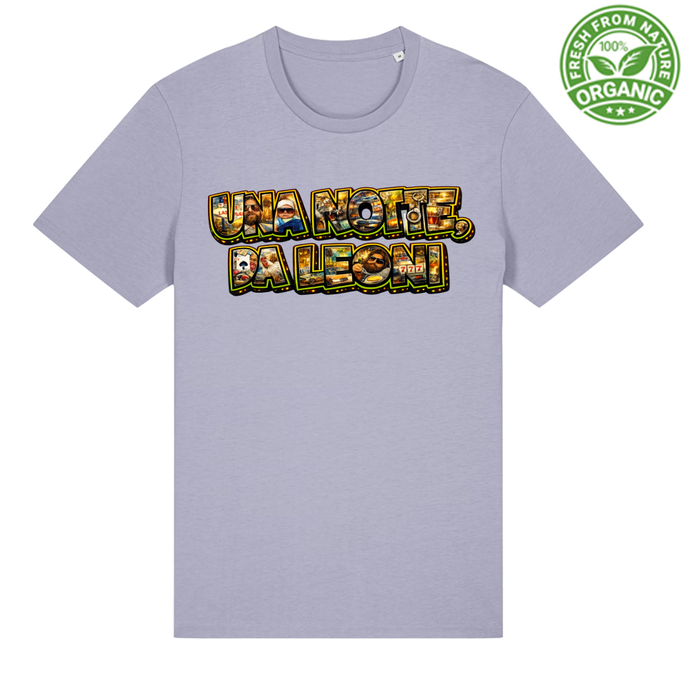 T-Shirt Unisex Organica Maglietta una Notte da Leoni