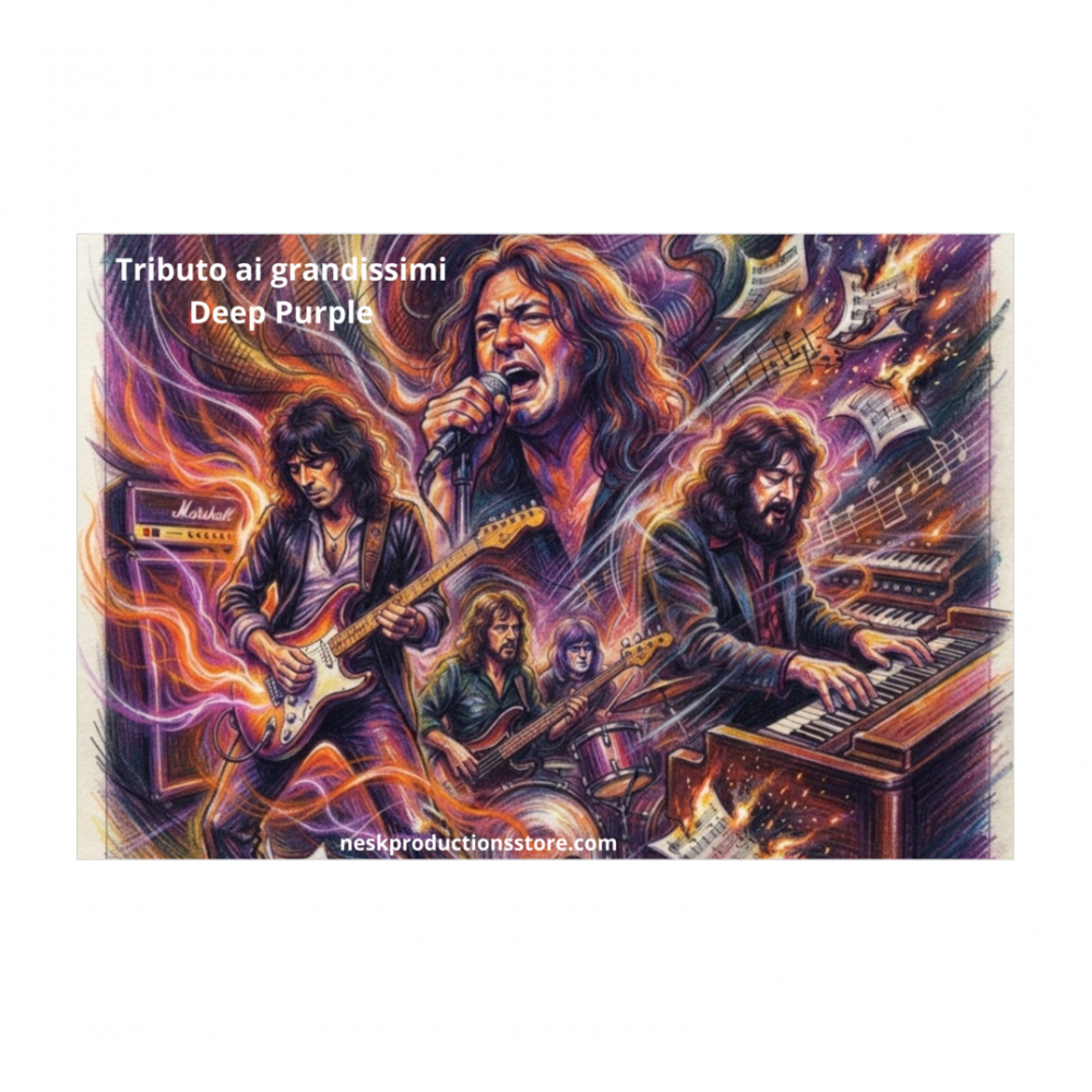 Canvas tributo ai Deep Purple 2 – Stampa su tela 30×20