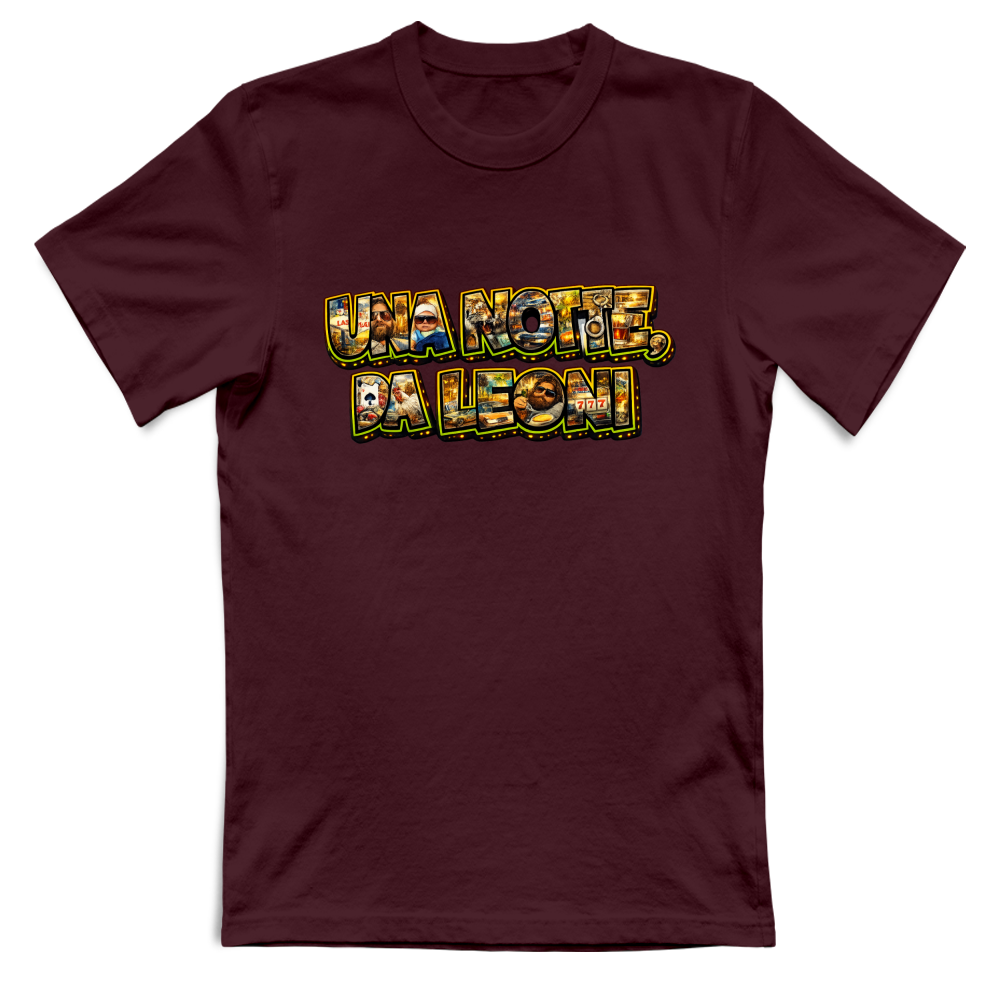 T-Shirt Unisex Maglietta una Notte da Leoni