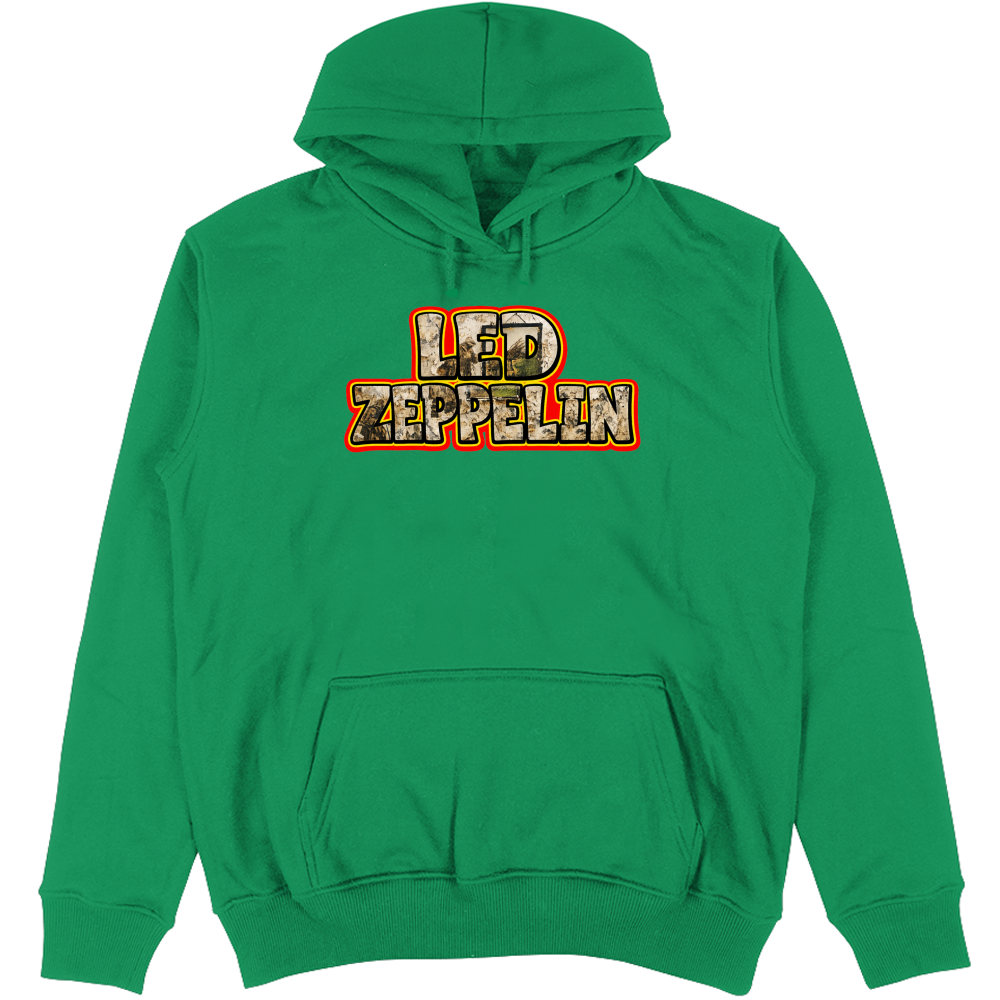 Felpa Unisex con Cappuccio linea led zeppelin
