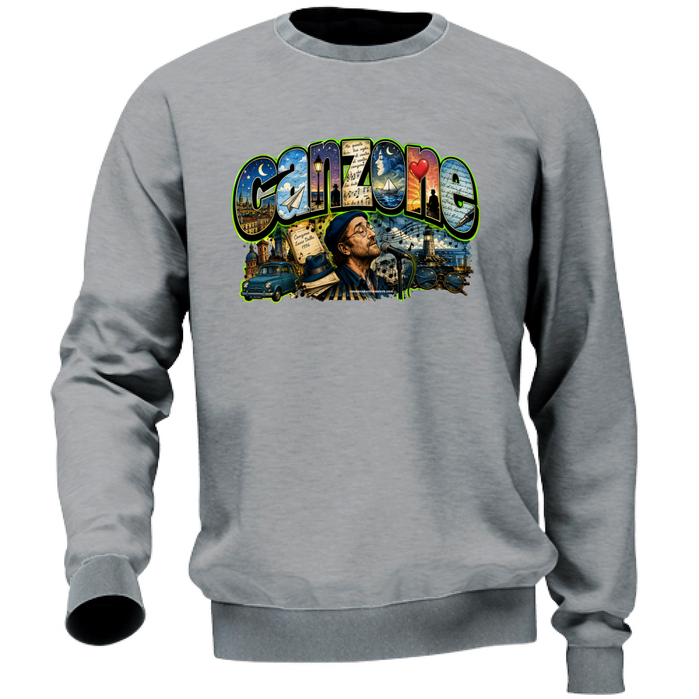 Felpa Unisex linea Canzone Dalla