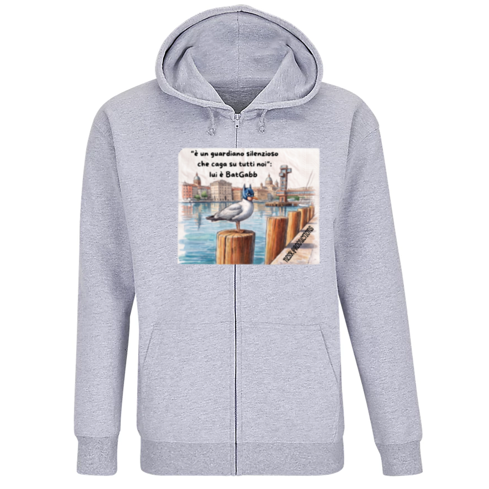Felpa Premium Cappuccio Zip T-shirt BatGabb is Back Again