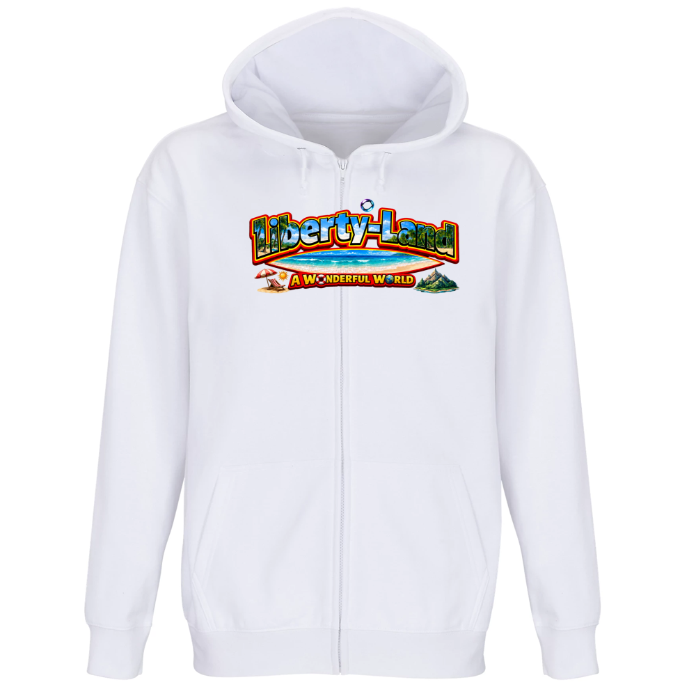 Felpa Premium Cappuccio Zip T-Shirt Verso un Mondo Migliore
