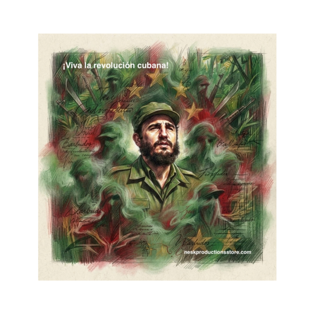 Canvas Rivoluzione Cubana 1 – Stampa su tela 20×20