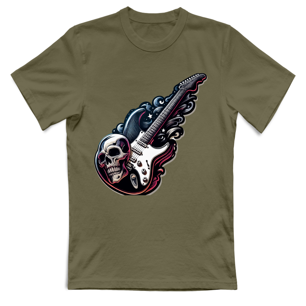 T-Shirt Bambino linea chitarra rock