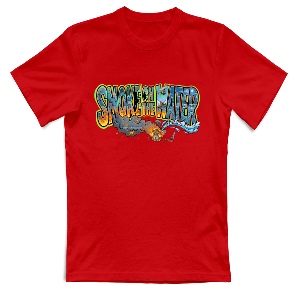 T-Shirt Unisex linea smoke on the water A