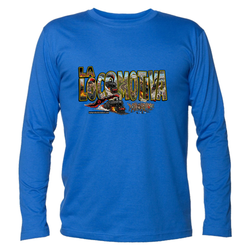 T-Shirt Unisex Manica Lunga linea la locomotiva A