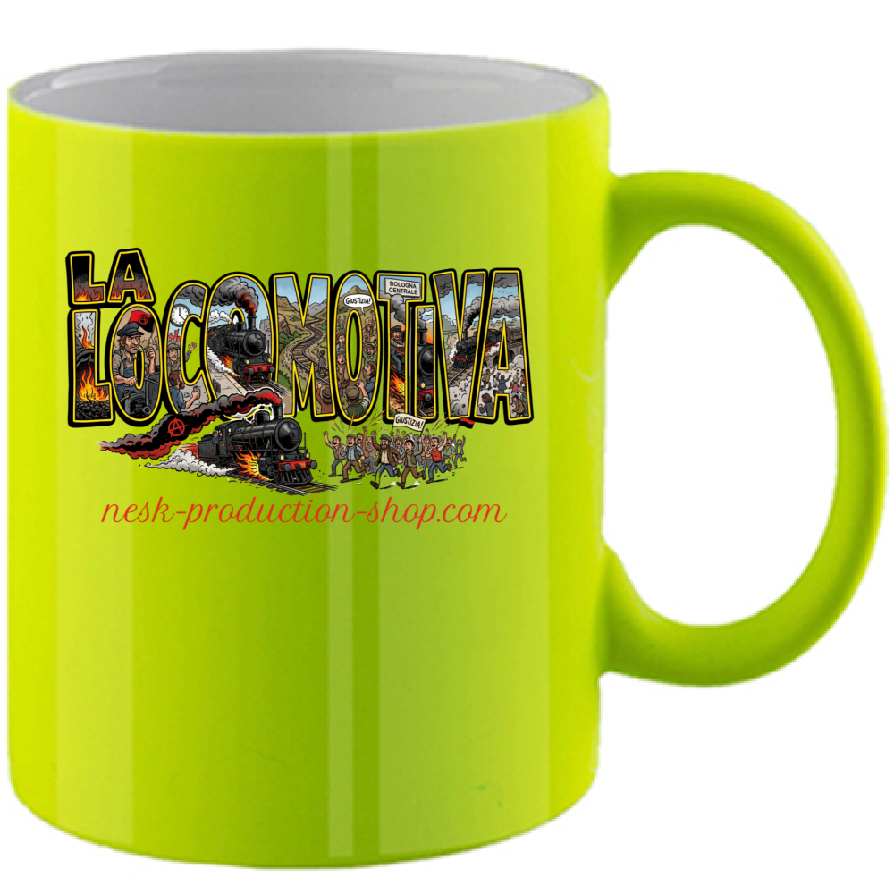 Tazza Fluo linea la locomotiva