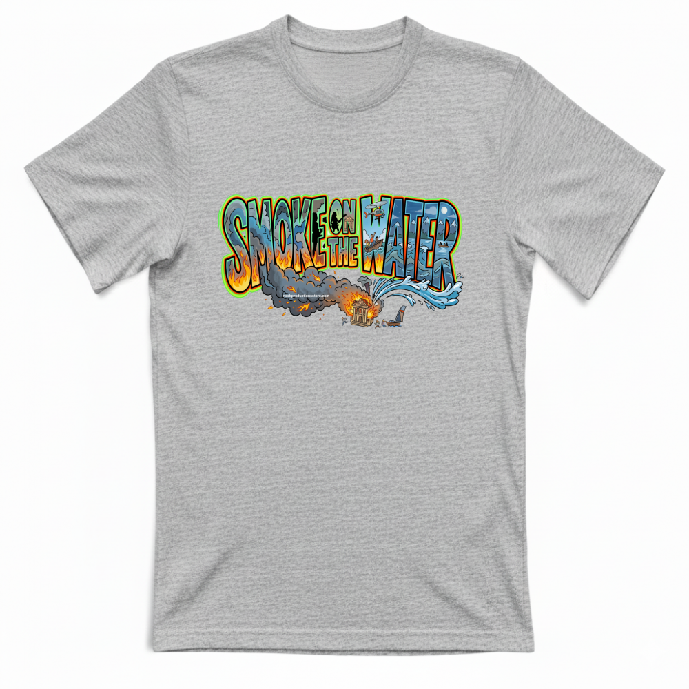 T-Shirt Unisex linea smoke on the water A