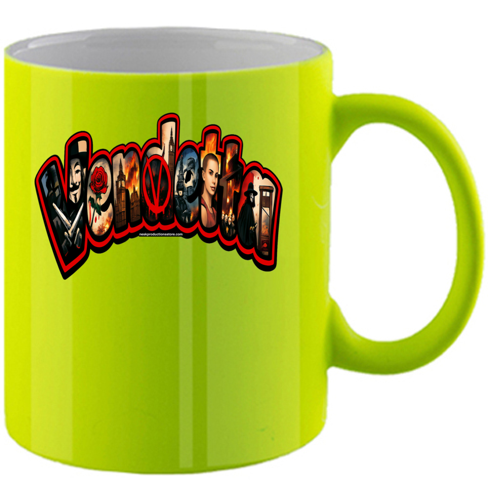 Tazza Fluo Linea V per Vendetta A