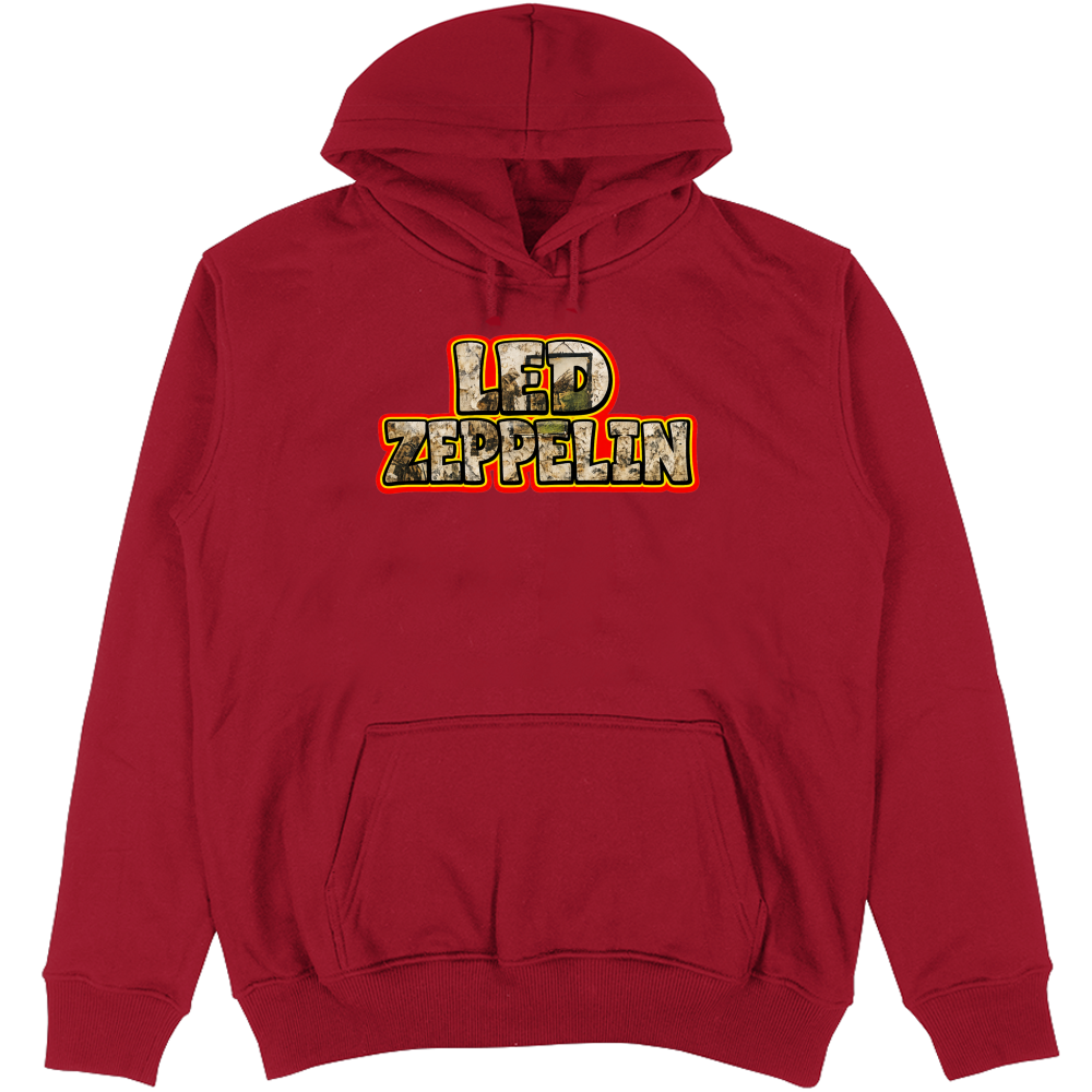 Felpa Unisex con Cappuccio linea led zeppelin