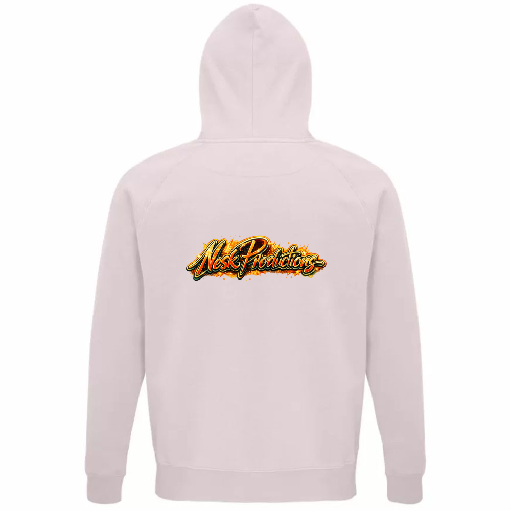 Felpa Organica Unisex Cappuccio Maglietta Verso un Mondo Migliore e Oltre