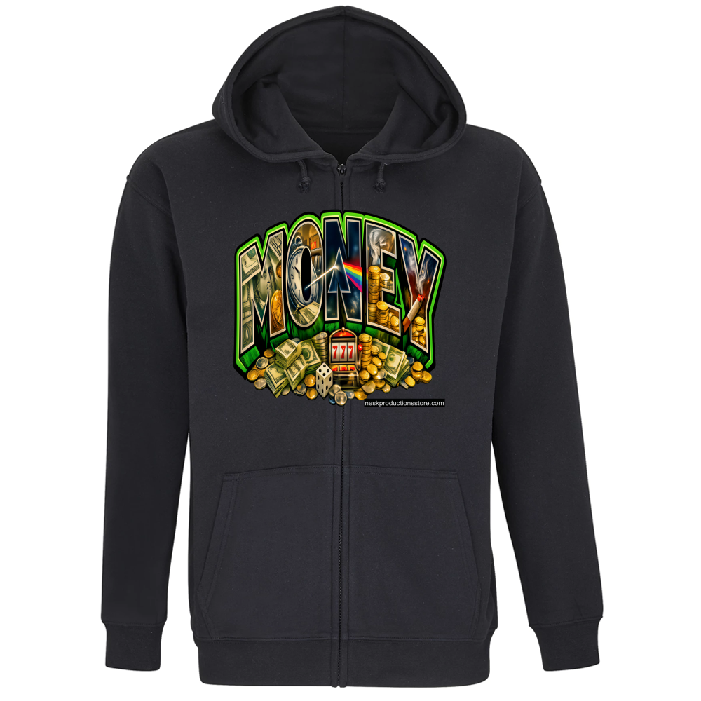 Felpa Premium Cappuccio Zip linea Money A