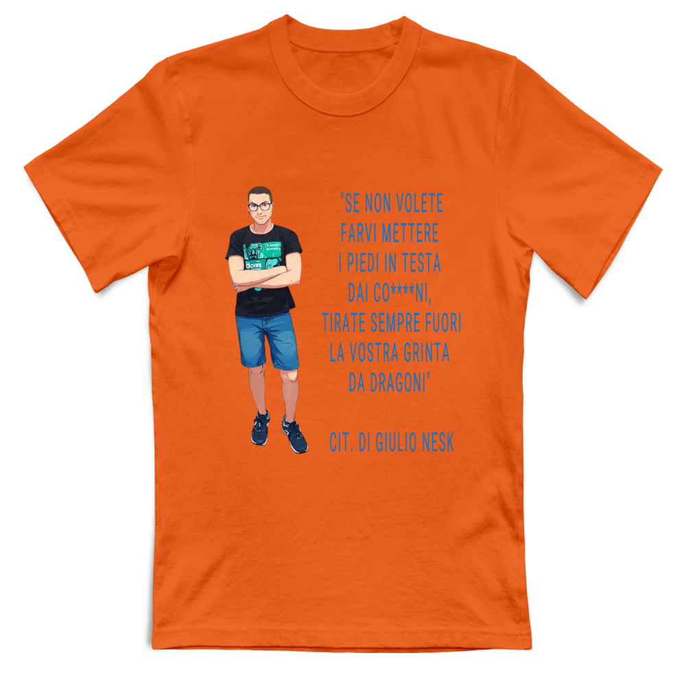 T-Shirt Unisex T-Shirt con una Frase Motivazionale