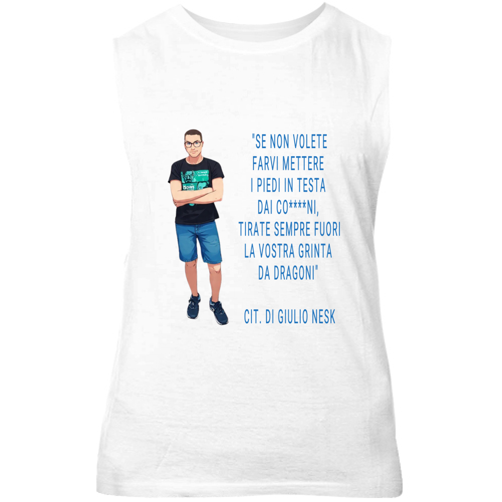 Canotta Unisex T-Shirt con una Frase Motivazionale