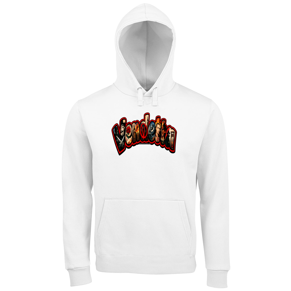 Hoodie Premium Men Linea V per Vendetta A