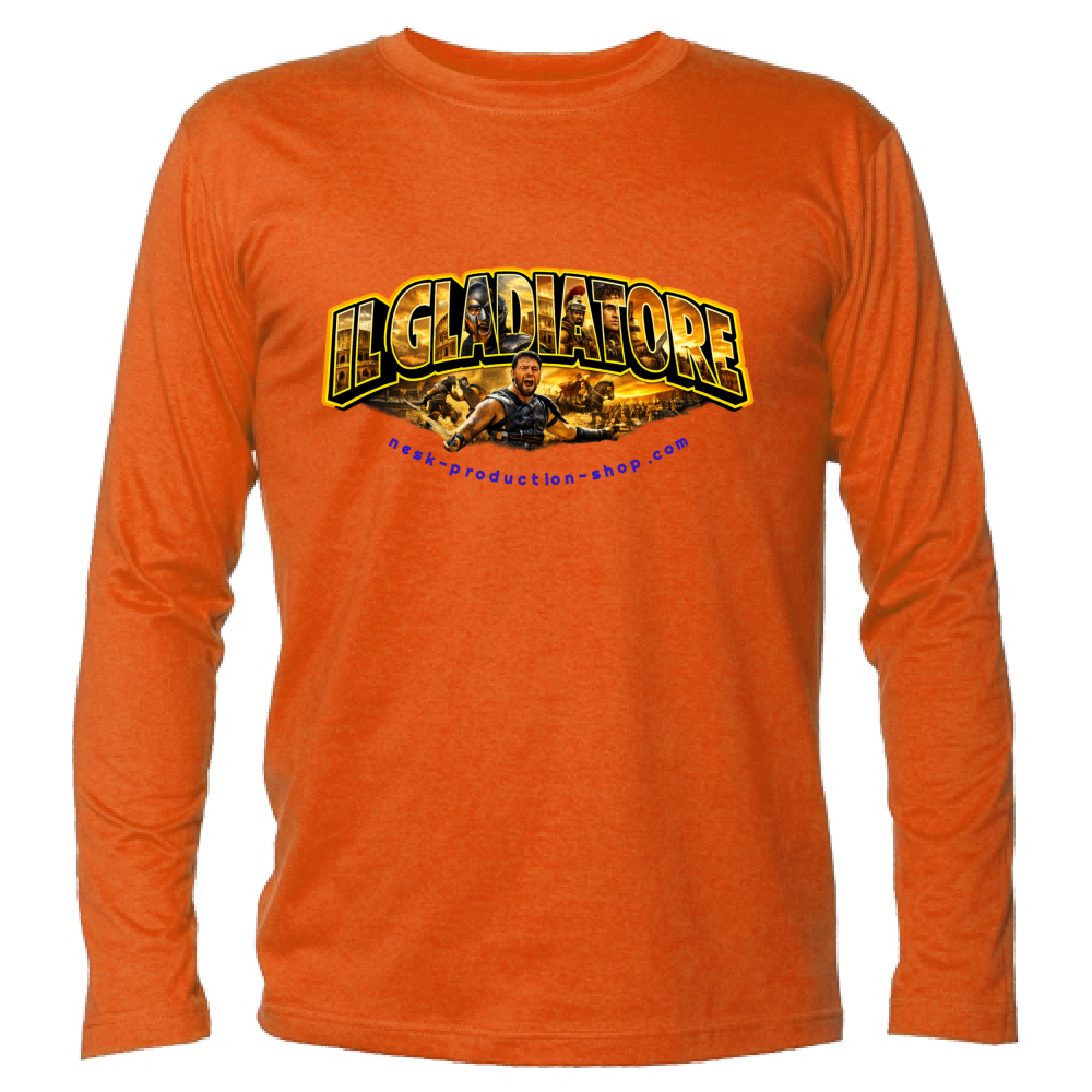 T-Shirt Unisex Manica Lunga linea gladiatore