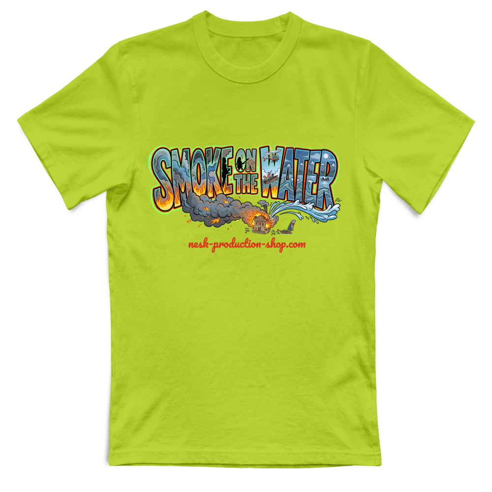 T-Shirt Unisex linea smoke on the water