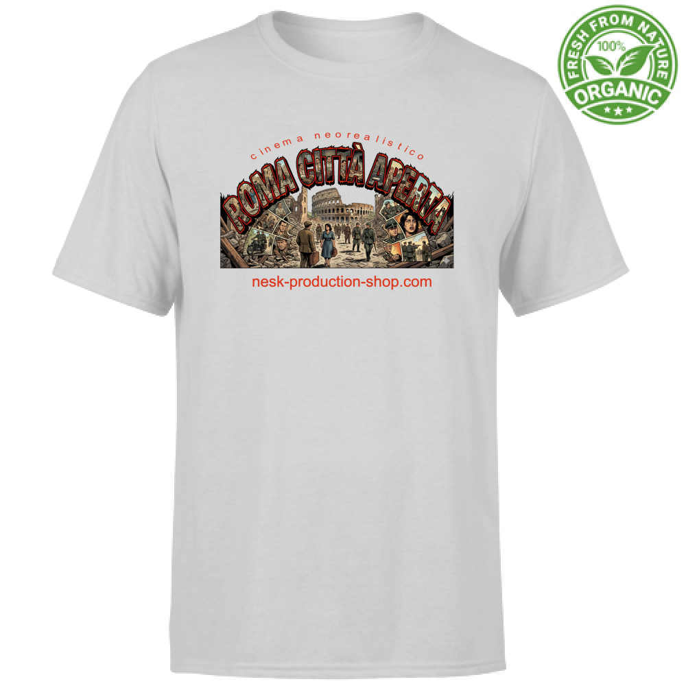 T-Shirt Unisex Organic linea roma città aperta