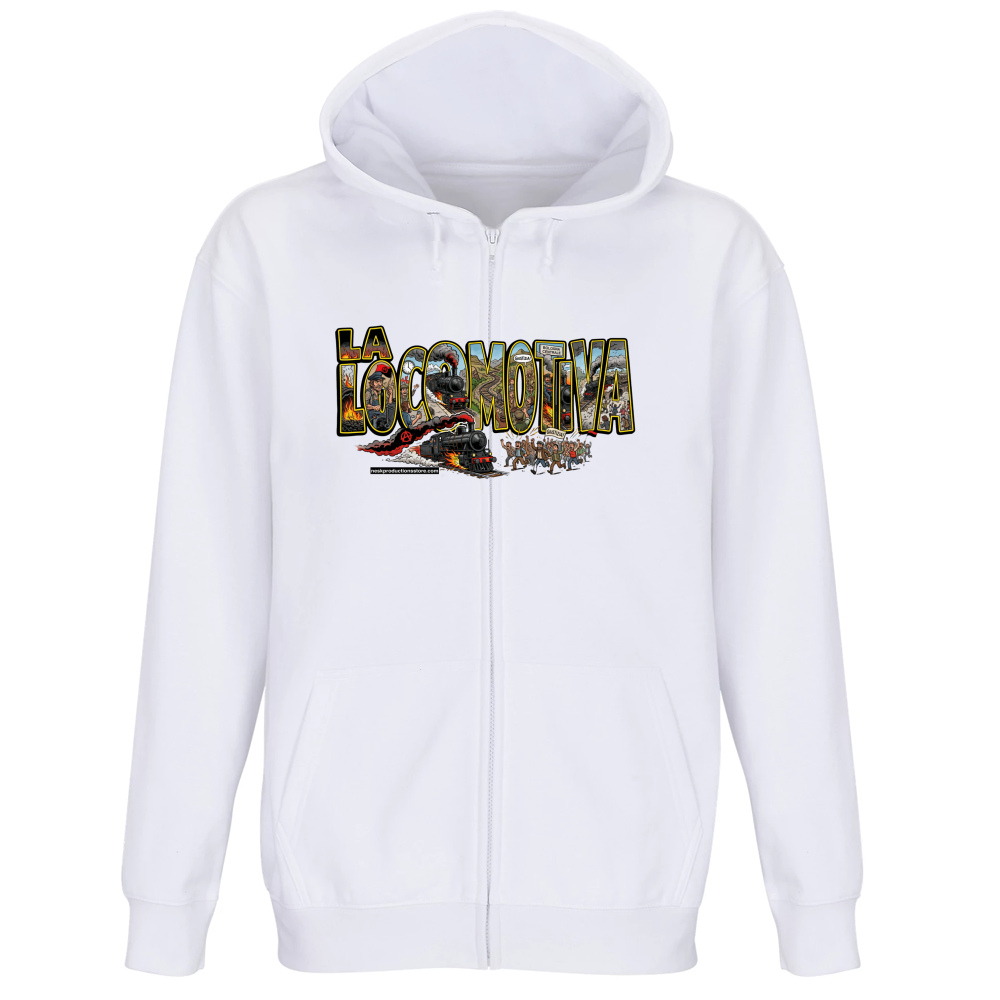 Felpa Premium Cappuccio Zip linea la locomotiva A