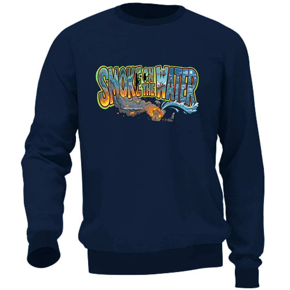 Felpa Unisex linea smoke on the water A