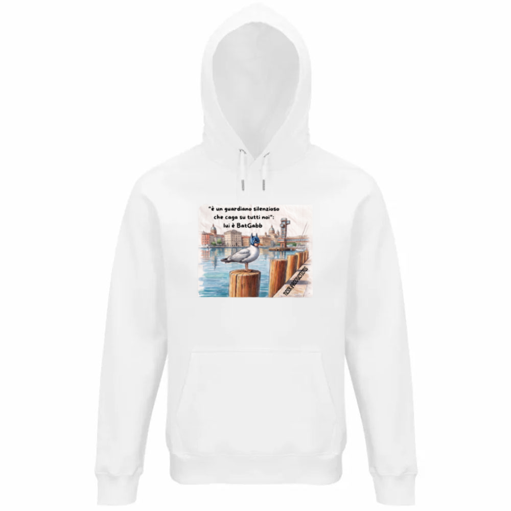 Felpa Organica Unisex Cappuccio T-shirt BatGabb is Back Again