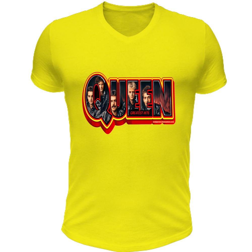 T-Shirt Unisex Scollo V Linea Queen  A