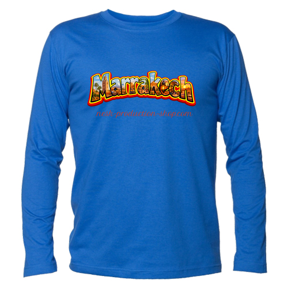 T-Shirt Unisex Manica Lunga linea marrakech