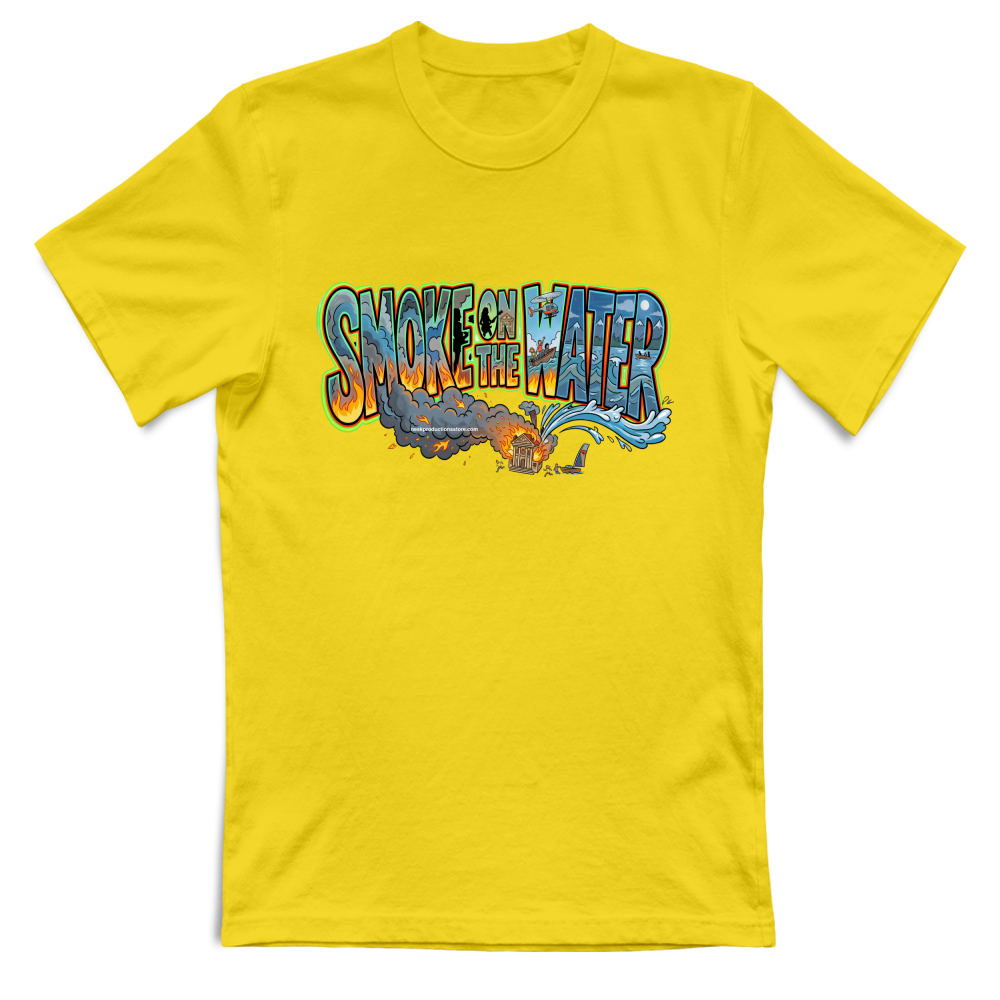 T-Shirt Unisex linea smoke on the water A