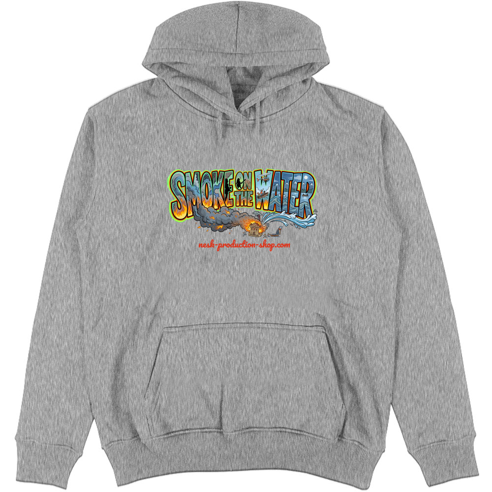 Felpa Unisex con Cappuccio linea smoke on the water