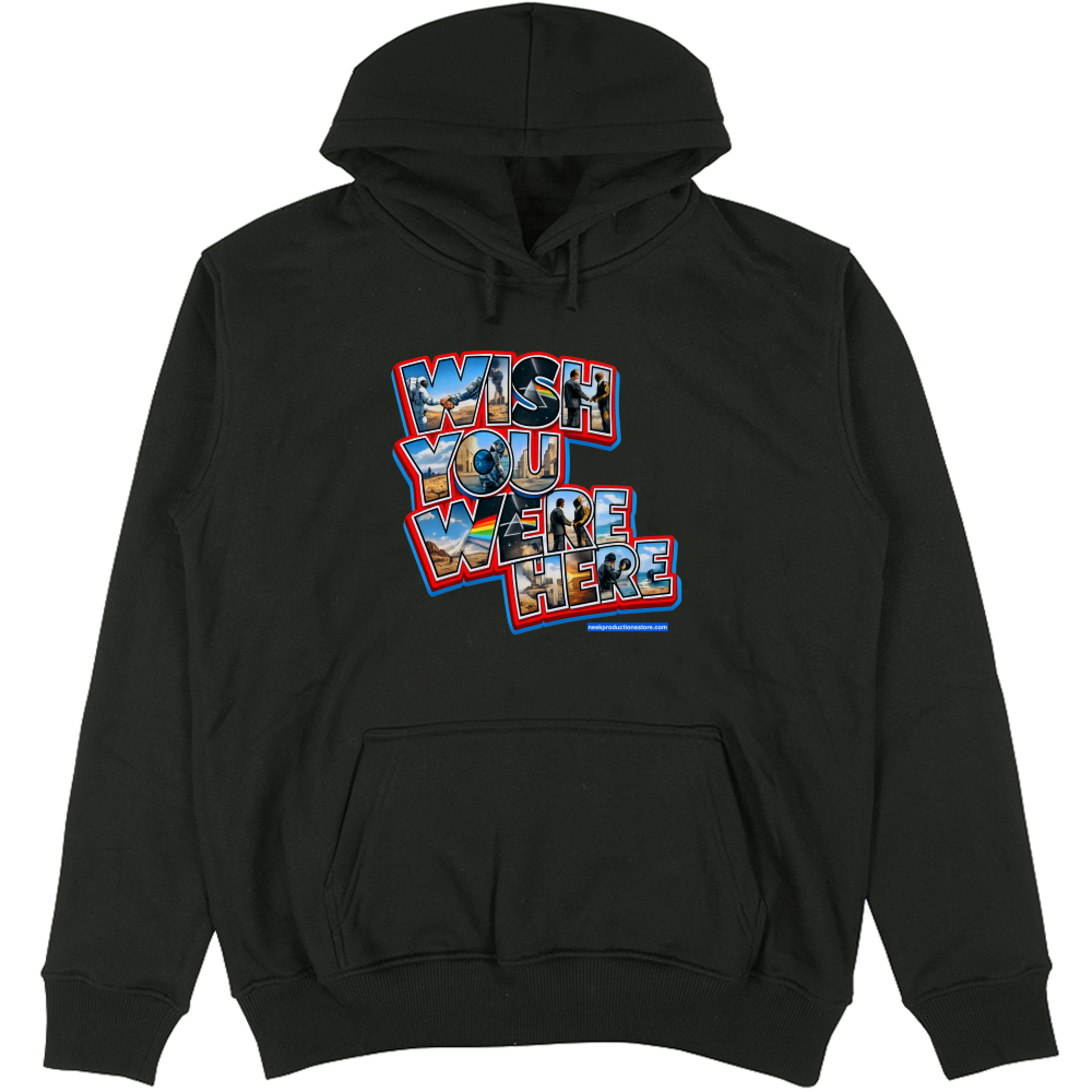 Felpa Unisex con Cappuccio linea wish you were here A