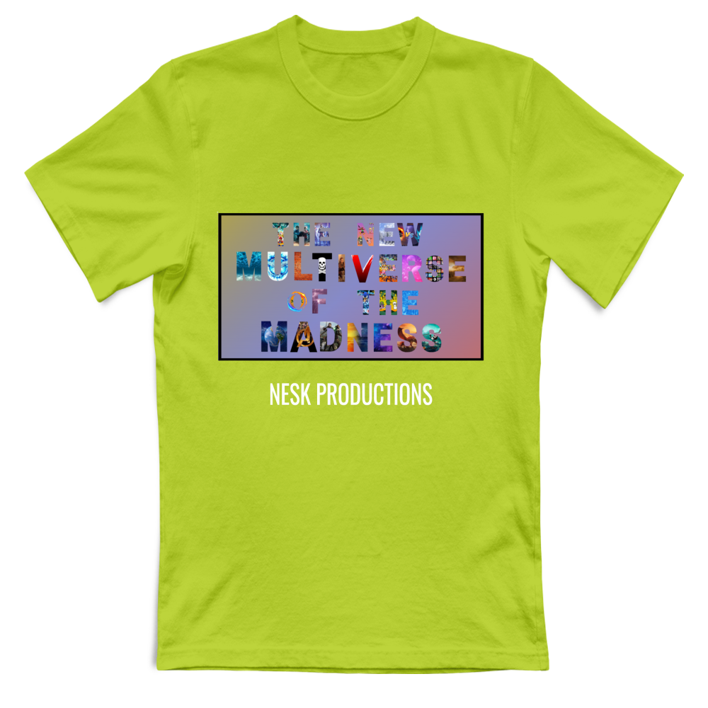 T-Shirt Unisex T-Shirt del Multiverso con Sfondo a Colori