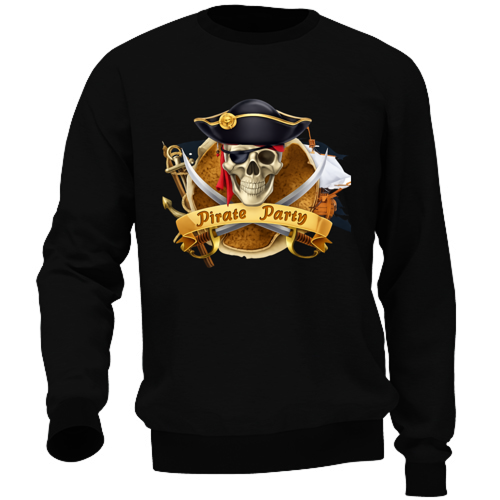Felpa Unisex linea pirata