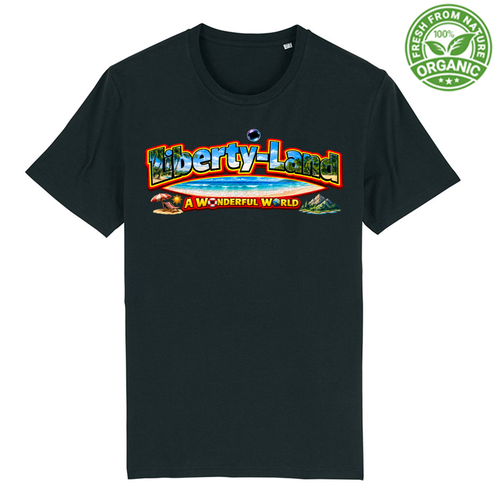 T-Shirt Unisex Premium Organic Maglietta Verso un Mondo Migliore e Oltre