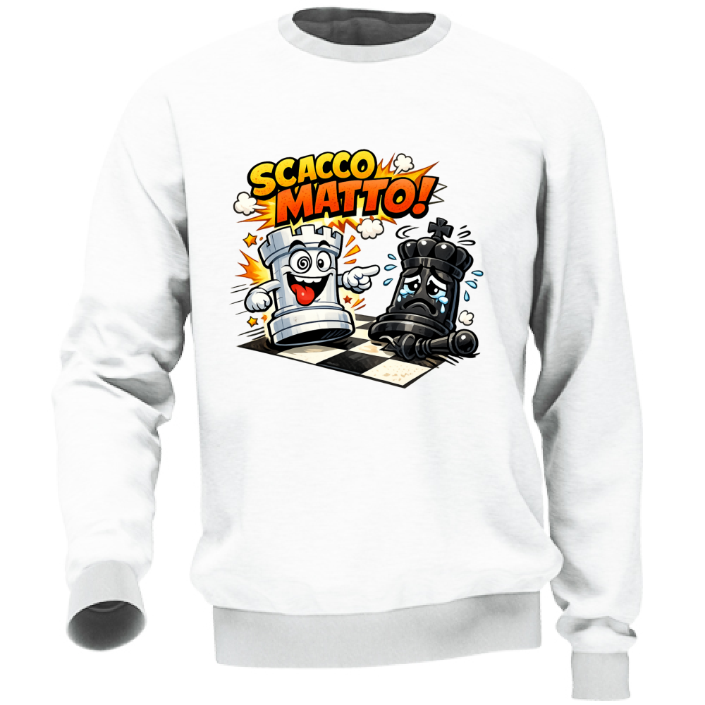 Felpa Unisex Linea scaccomatto