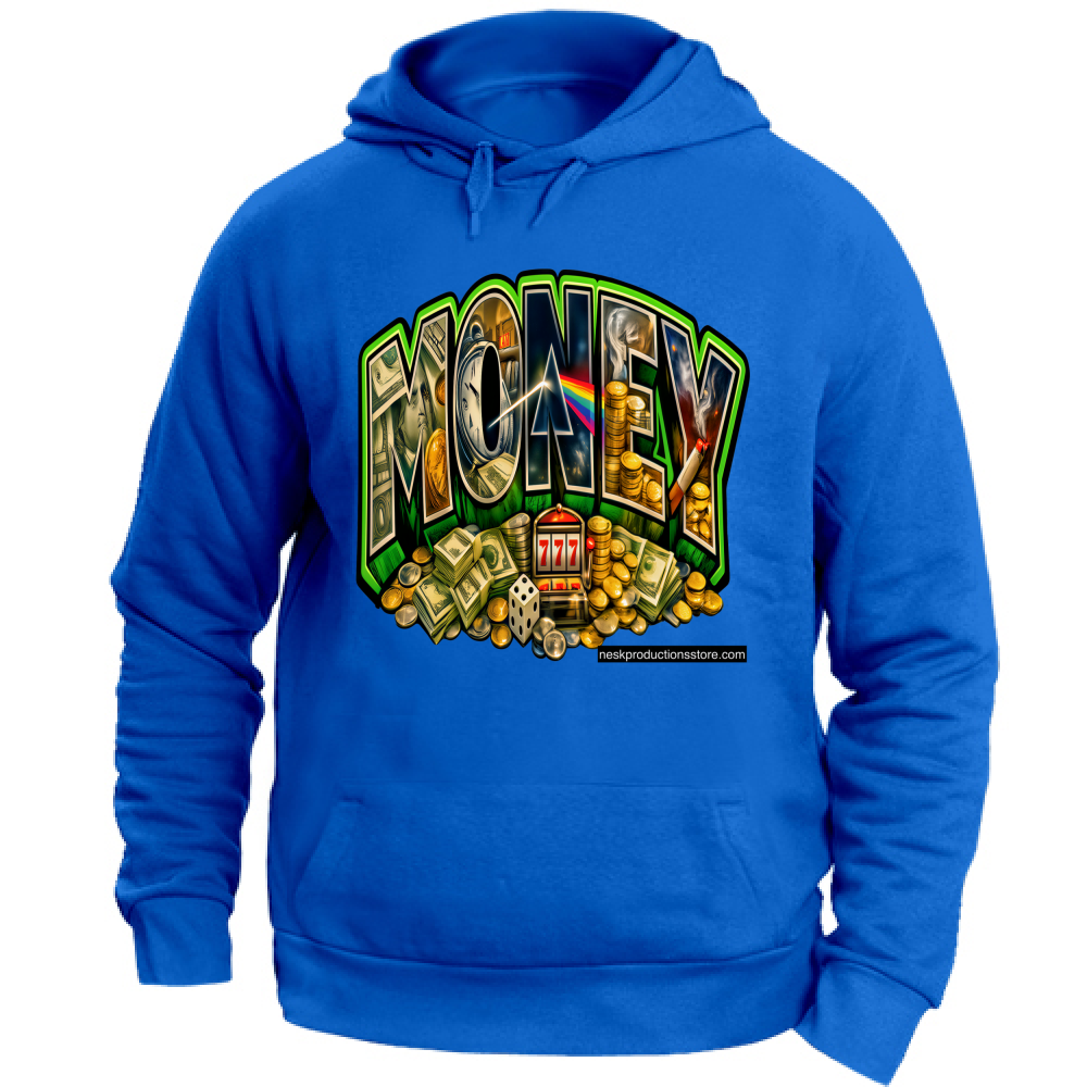 Felpa con Cappuccio Unisex Large linea Money A