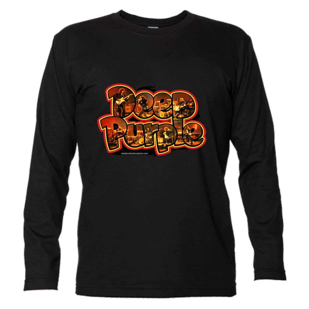 T-Shirt Unisex Manica Lunga linea Deep Purple