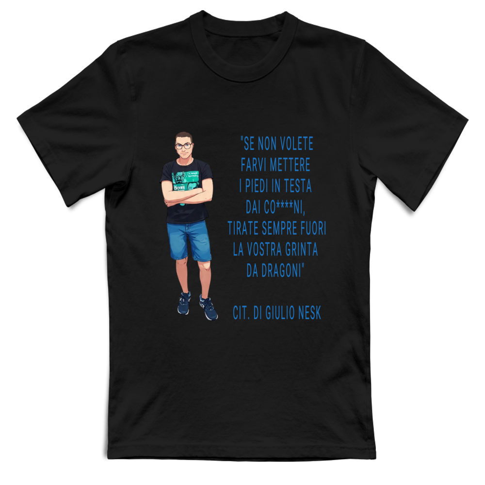 T-Shirt Unisex T-Shirt con una Frase Motivazionale