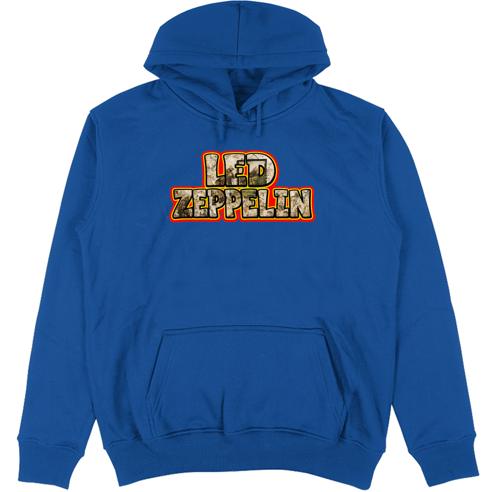 Felpa Unisex con Cappuccio linea led zeppelin