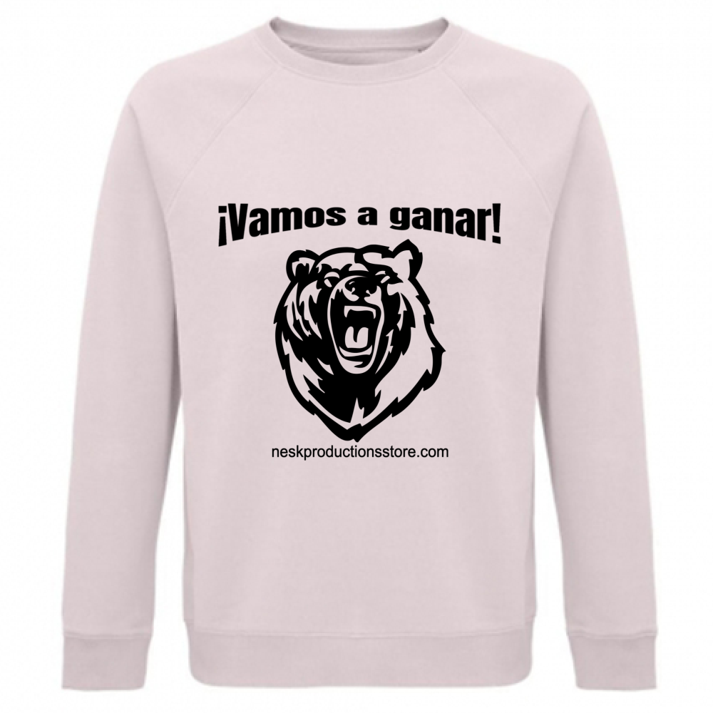 Felpa Unisex Organica linea vamos a ganar